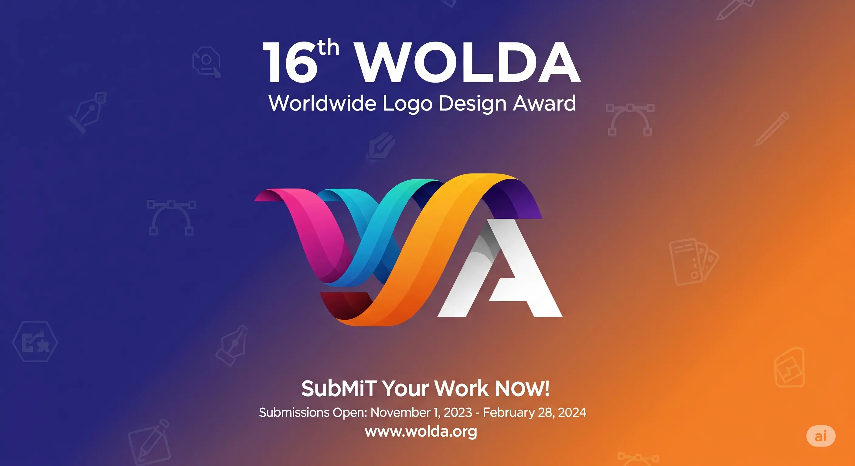 A collection of colorful logo designs on a mood board